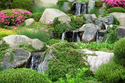 Come creare un giardino roccioso con un ruscello