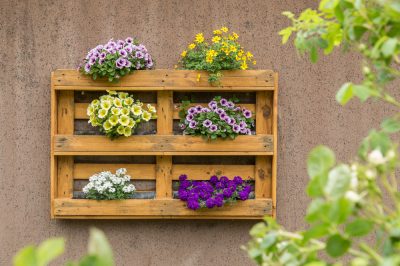 Lettino da giardino in pallet - alternativa economica